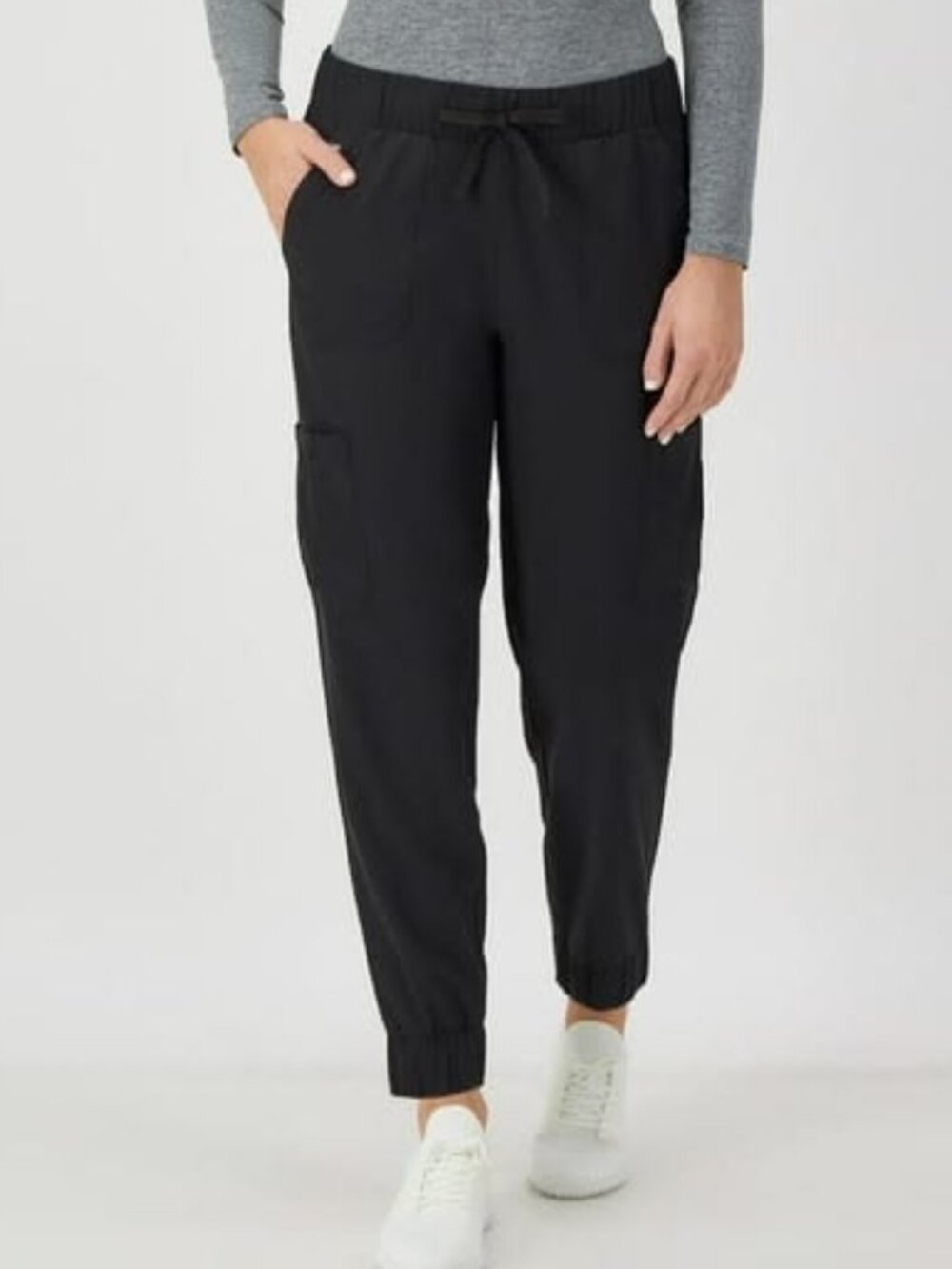 NWT Hanes Comfort Fit Scrubs Women's Scrub Joggers - Ebony